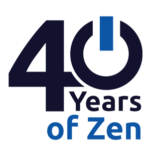 40 Years of Zen Logo